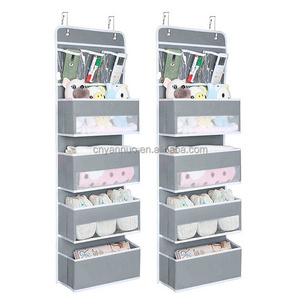 Houseware Over The Door Hanging Clear Pockets Organizer Hanging Storage for Shoe Organizer Cloth Organizer