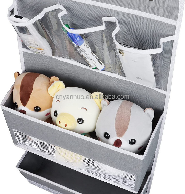 Houseware Over The Door Hanging Clear Pockets Organizer Hanging Storage for Shoe Organizer Cloth Organizer