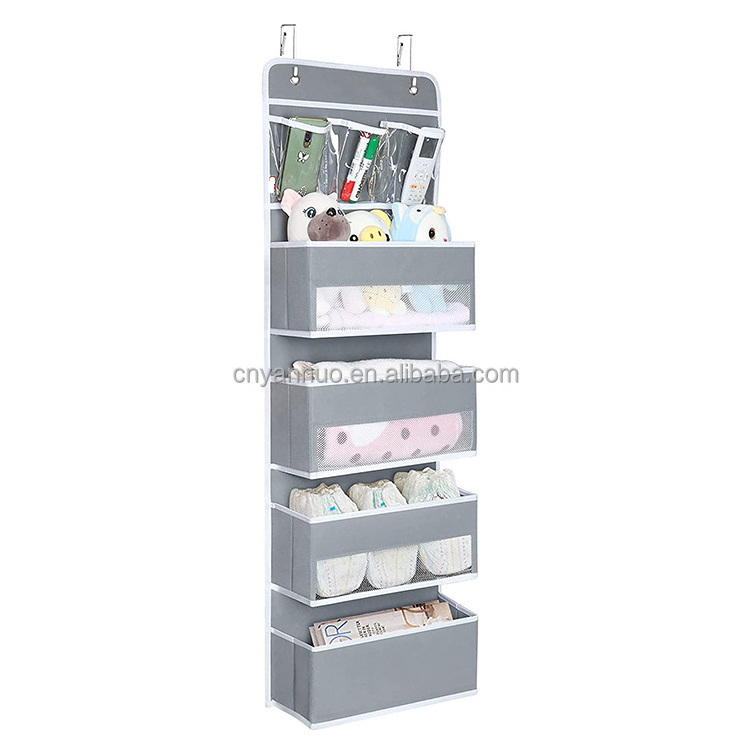 Houseware Over The Door Hanging Clear Pockets Organizer Hanging Storage for Shoe Organizer Cloth Organizer