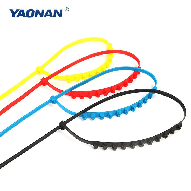 Top Quality Self-Locking Nylon Car Tire Anti-Slip Cable Tie Plastic Snow Chain/ Zip Tie Traction