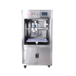 Automatic ice cream cheese square round brownie tiramisu ultrasonic cutting machine