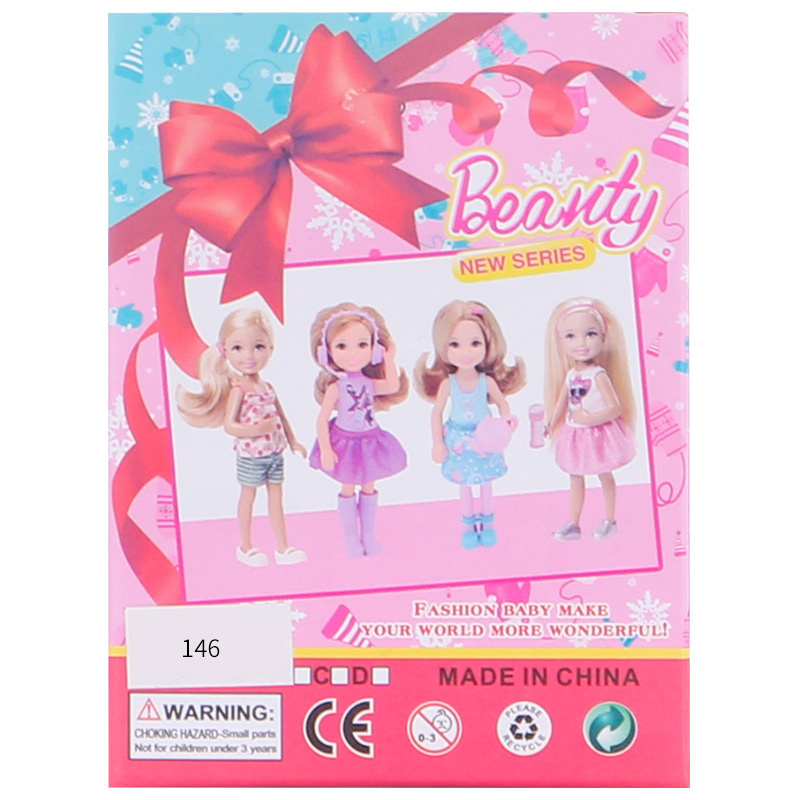 3.5 inch mini fashion doll plastic dolls exquisite gift box