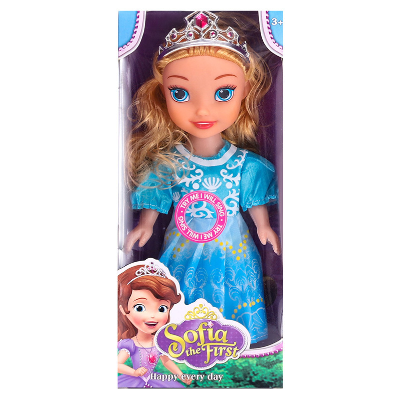 10 inch empty PVC dolls with the crown IC music theme princess doll