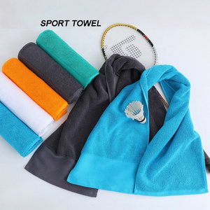 Sweat Travel Fitness Head Hand Gym Towel Solid Color Cotton Custom Sports Towel