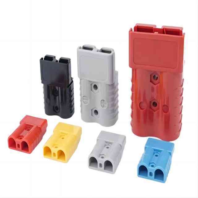 600V Car Forklift Battery 2-Pin Male Female Outlets 40A50A120A175A350A Compatible Connector/Plug Waterproof Function Copper