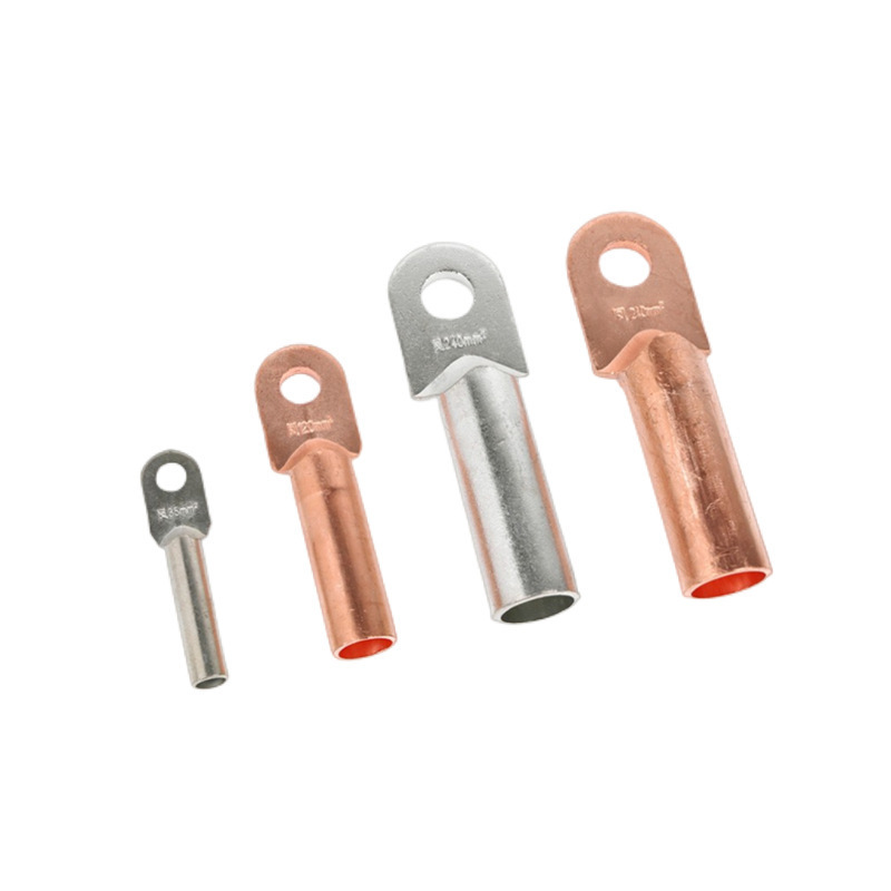 Hot Sale Crimping Types Connecting Copper Ring Terminal Lug AWG Cable Lugs Single Hole Bimetallic Electrical Cable Lug Price