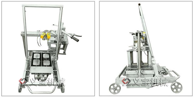 mexican interlock  mold hollow cement concrete standard brick making machine