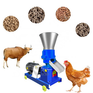 Small household chicken duck cattle and sheep equipment dry and wet dual-use large-scale granulation homemade pellet feed pell