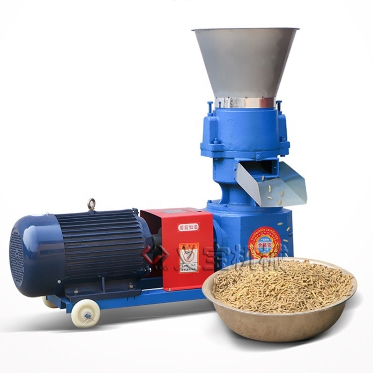 chicken manure pellet machine  crusher and pellet mill animal food crop straw pellet machine