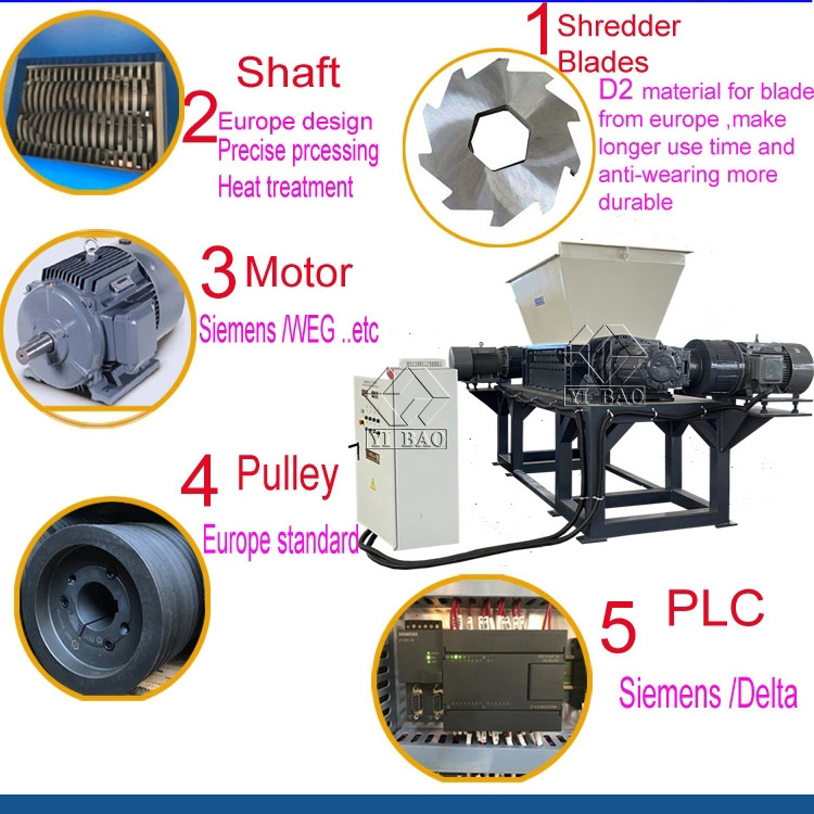 Car Frames Crusher Waste Metal Used Car Body Shredder Scrap Bicycle Crushing Machine For Sale