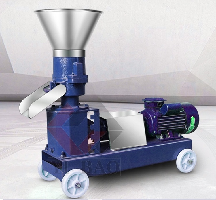 chicken manure pellet machine  crusher and pellet mill animal food crop straw pellet machine