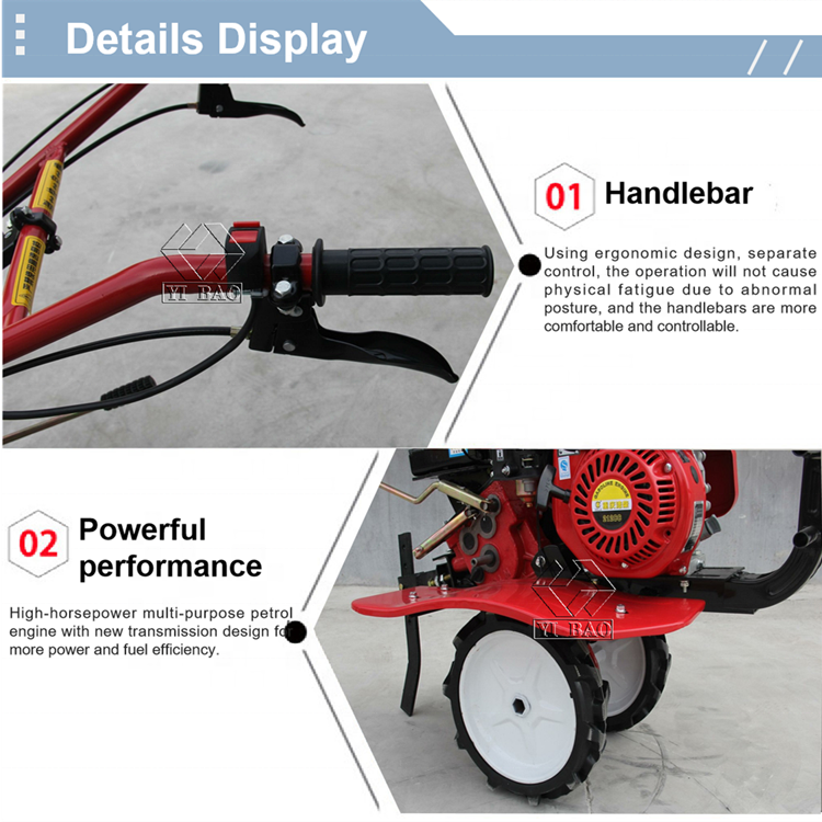 Factory wholesale new agricultural machinery farm  weeder cultivation gasoline engine micro tiller