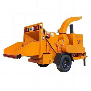 wood crusher hammer mill CE pto driven attachment for tractors powerhorse sawdust wood log chipper 15kw wood crusher