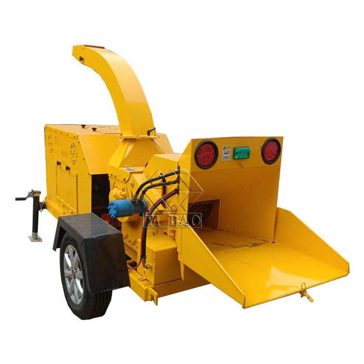 chinese forestry large disc waste wood pallet tracked 12 in 15hp electric used pto chgasoline cippatrice wood chipper for sale