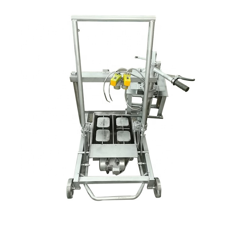 mexican interlock  mold hollow cement concrete standard brick making machine