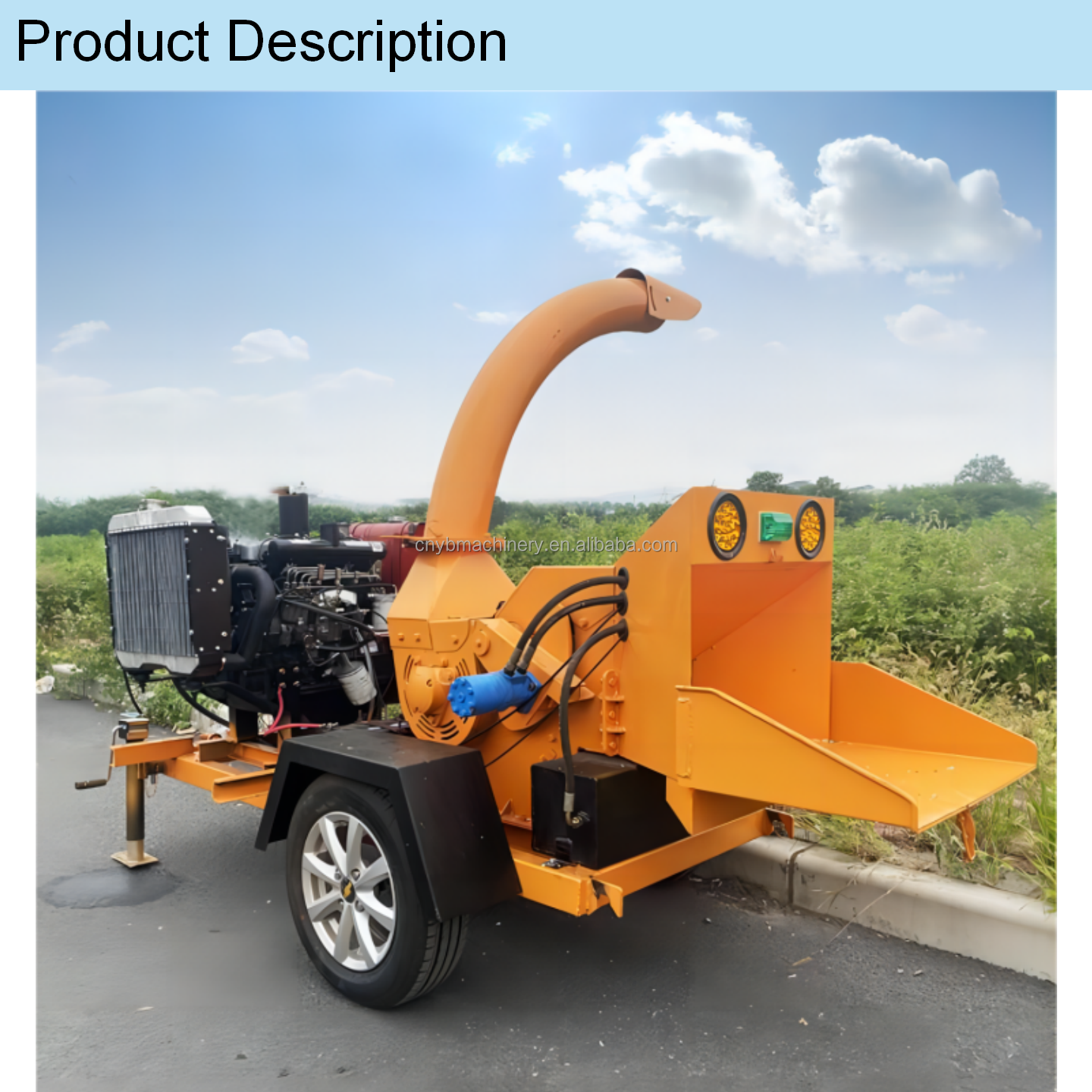 used pto 10 inch sinolink tracked wood chipper waste wood pallet crusher made in china wood chipper machine price