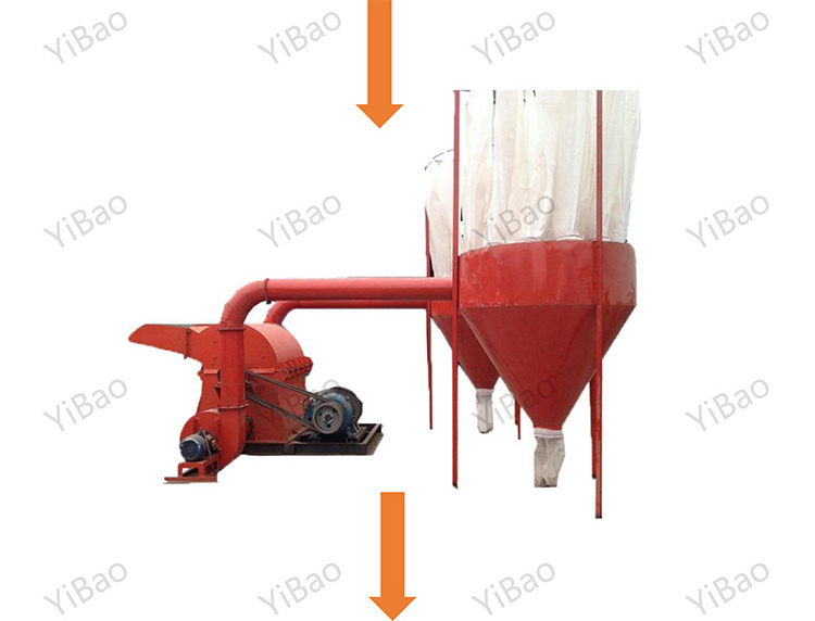 Corn cob crusher Waste wood sawdust machine Waste template sawdust machine grinding wood chips to sawdust machine