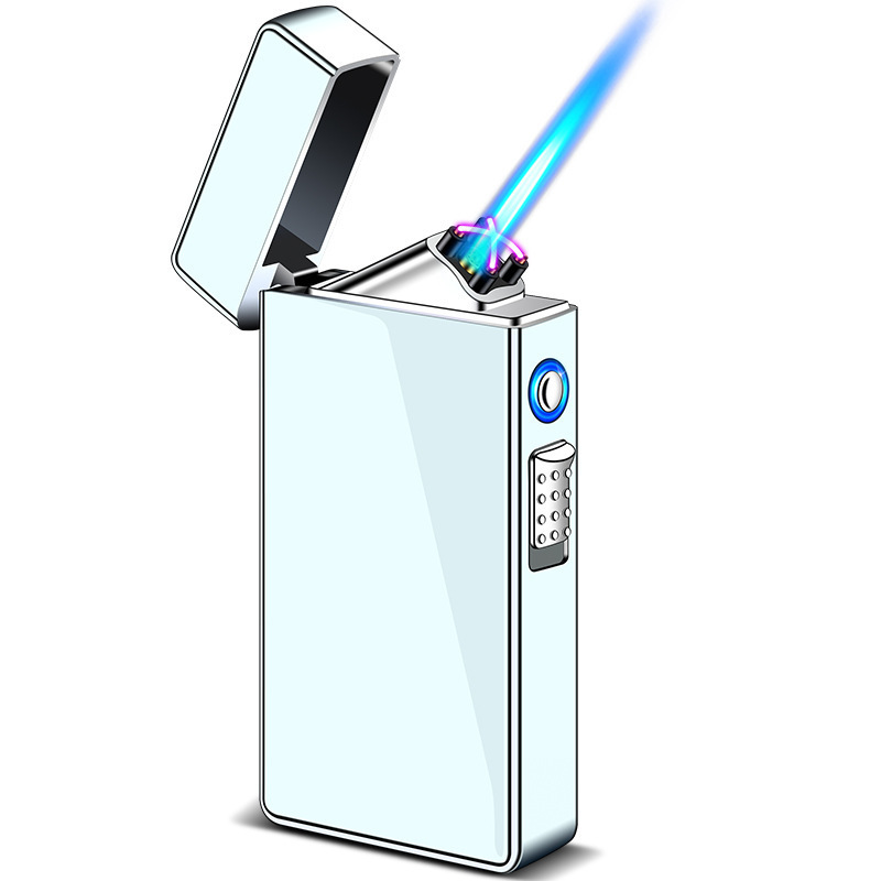 electrical dual purpose arc lighter jet torch cigarette lighter windproof usb rechargeable electric jet flame lighter