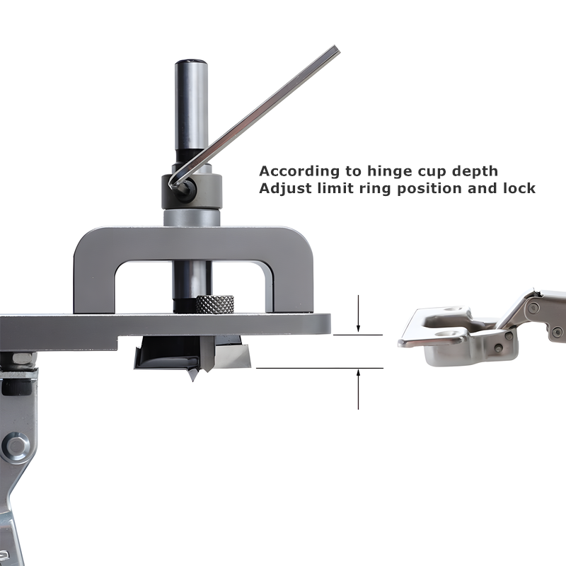 Woodworking Hinge Hole Opener Drilling Aid Tools 35mm Boring Dowel Jig  Hole Drilling Locator for Door Cabinets