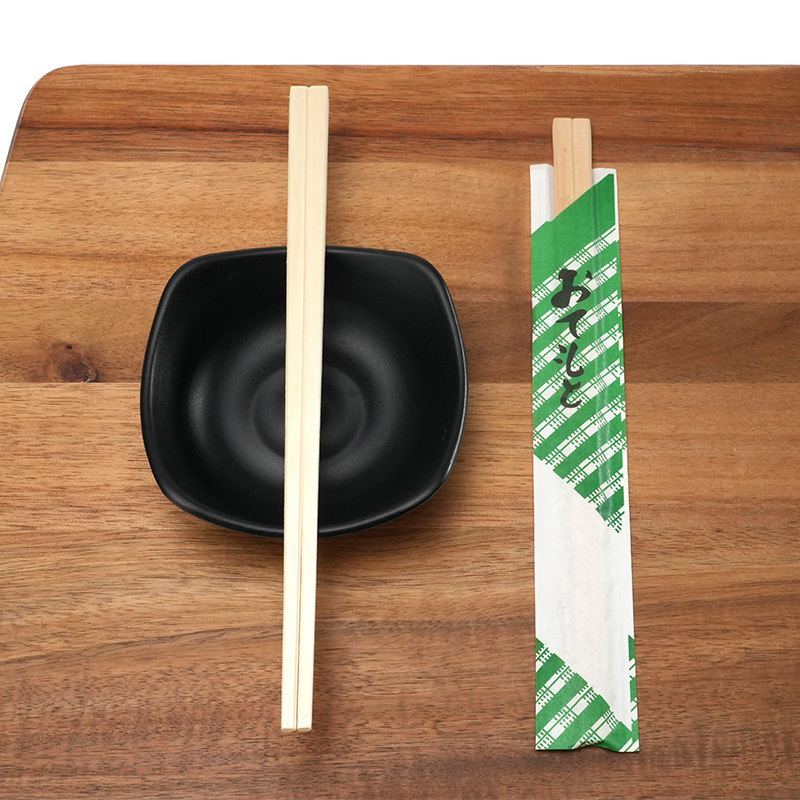 Recyclable Food Grade Customized logo Individual Wrapped Disposable Utensil Set disposable Wooden Chopsticks