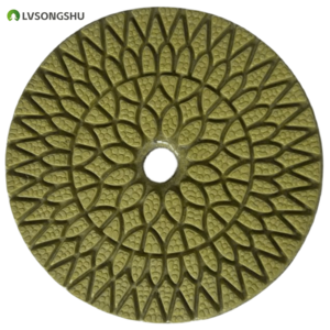 4 inch 100 mm Diamond Tool 4 step wet polishing pad stone marble granite sunflower diamond disc