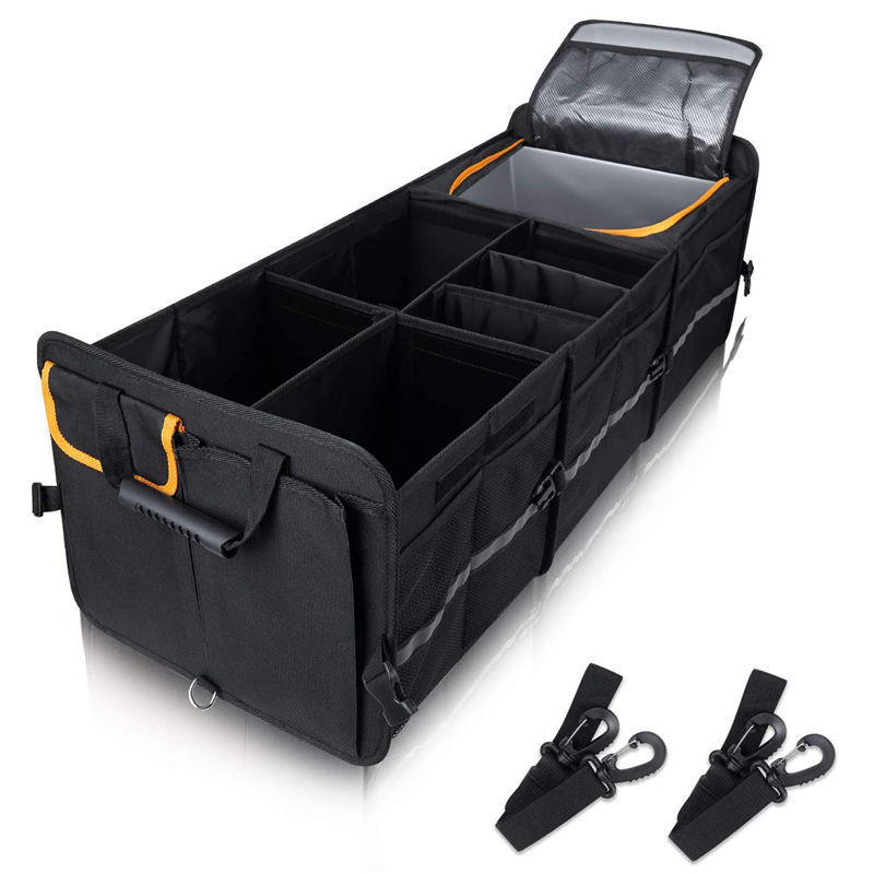 Custom Multifunction Folding Car Boot Storage Bag Organizer Heavy Duty Large Car Trunk carrying Organizer