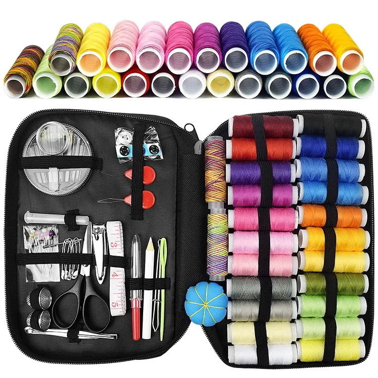 Custom Multifunctional Meedle Zipper Sewing Box Coil Organizer Strap Storage Sewing Box