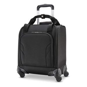 Custom Executive Office Laptop Bag Premium Rolling Bag Wheeled Pilot Briefcase Overnight Roller Case