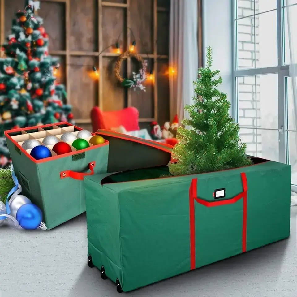 Custom Hot Sell Christmas Tree Storage Bag Multipurpose Polyester Christmas Tree Storage Bag