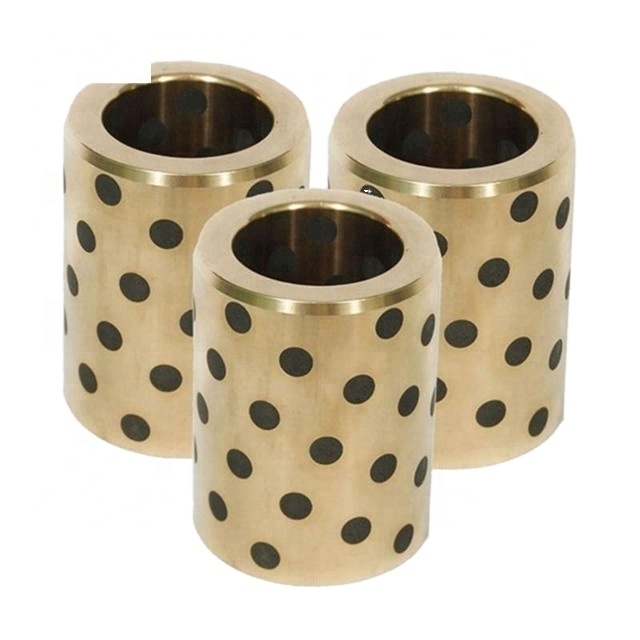 sintered oilite graphite impregnated bronze bush bushing for Construction machinery