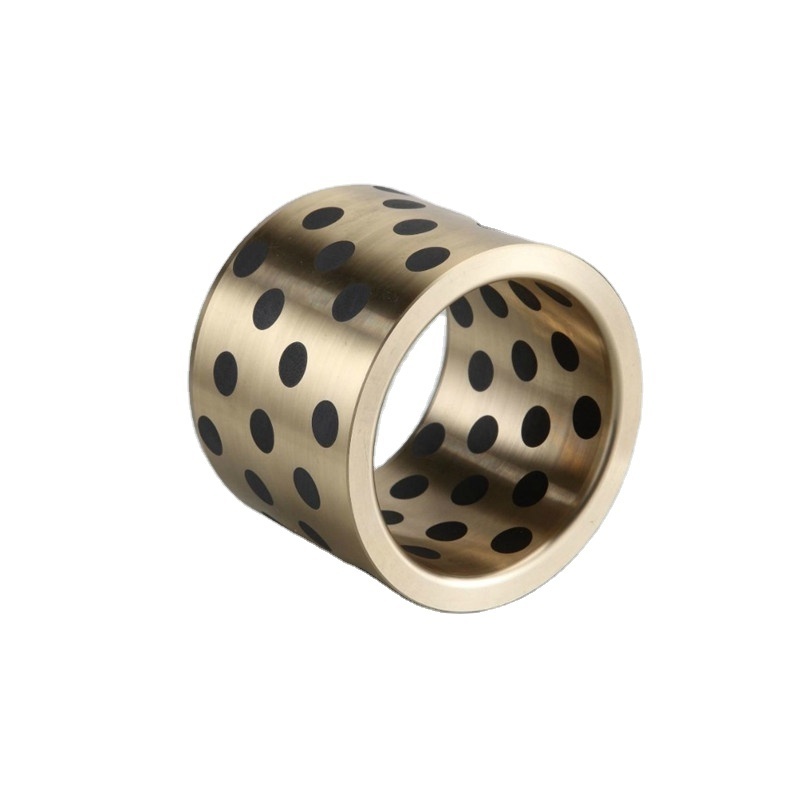 sintered oilite graphite impregnated bronze bush bushing for Construction machinery