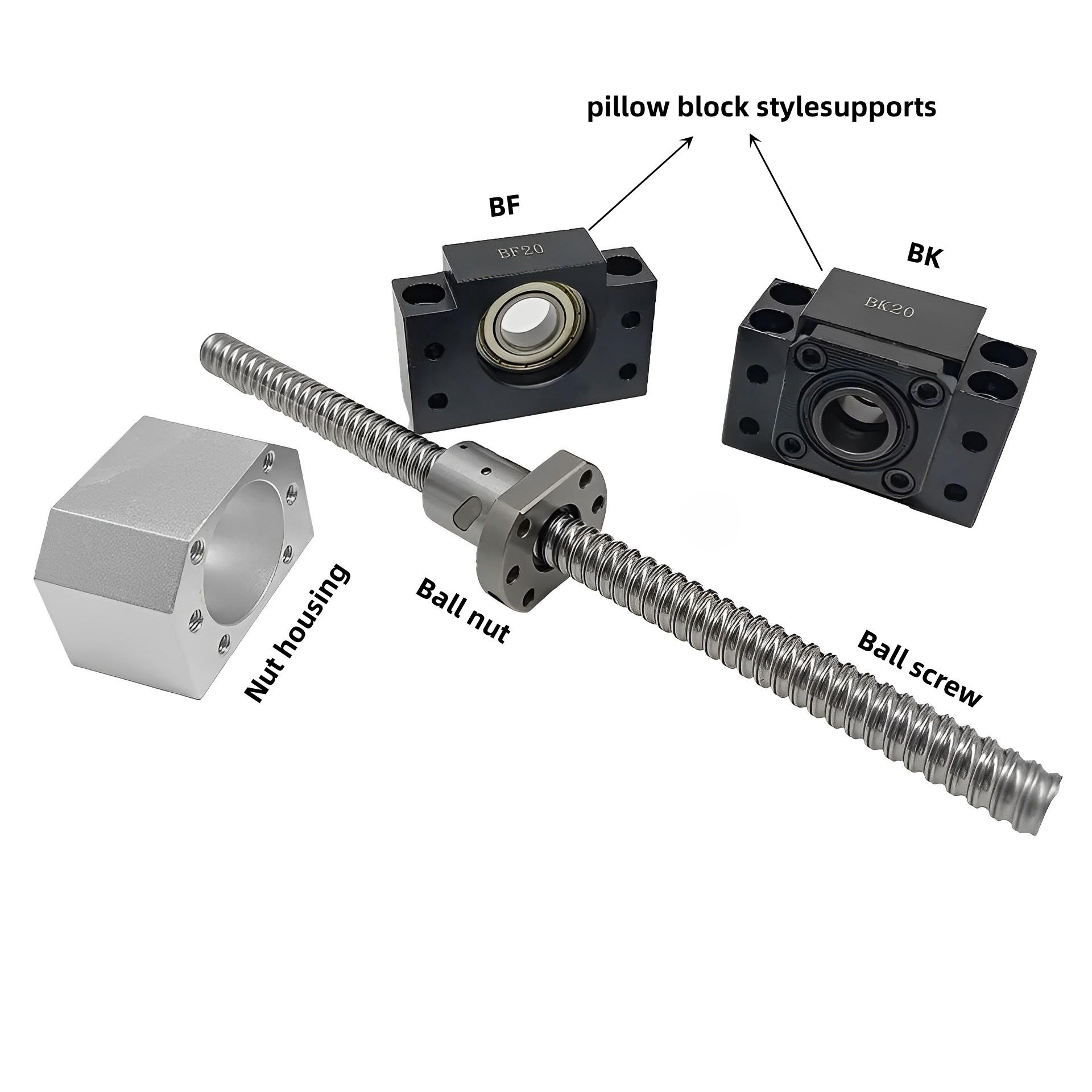 High Standard TBI Hiwin Ball Screw SFU1605 SFU1610 SFU2010 SFU2510 CNC Linear Guide Ball Screw With Nut