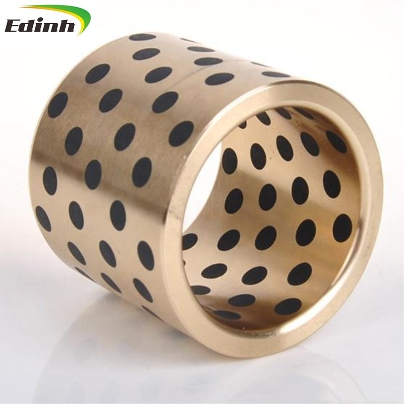 sintered oilite graphite impregnated bronze bush bushing for Construction machinery