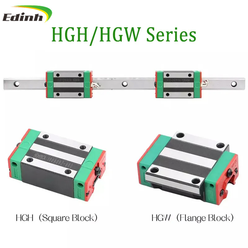 Htpm Heavy Duty Aluminium Profile HGR20 HGH45CA 1000mm 3000mm Ballscrew Cnc Linear Guide Rail For Laser Cutting Machine