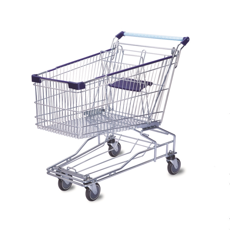 180L American Supermarket Grocery Shopping Trolley with Baby Seat