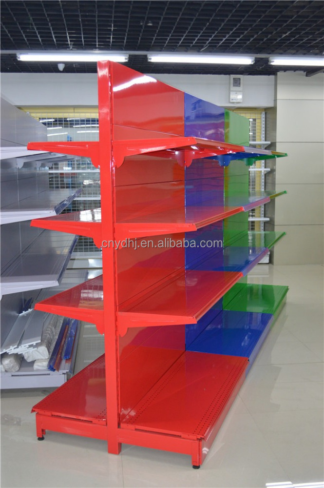 Hot Sale Metallic Used Supermarket Shelf Shelves/commercial gondola shelving