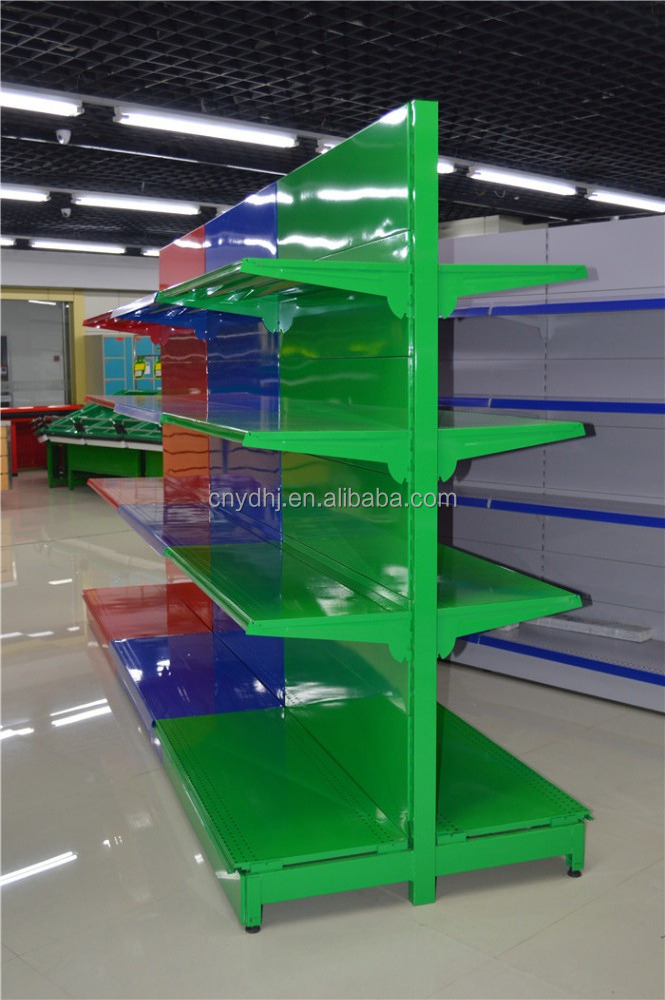 Hot Sale Metallic Used Supermarket Shelf Shelves/commercial gondola shelving