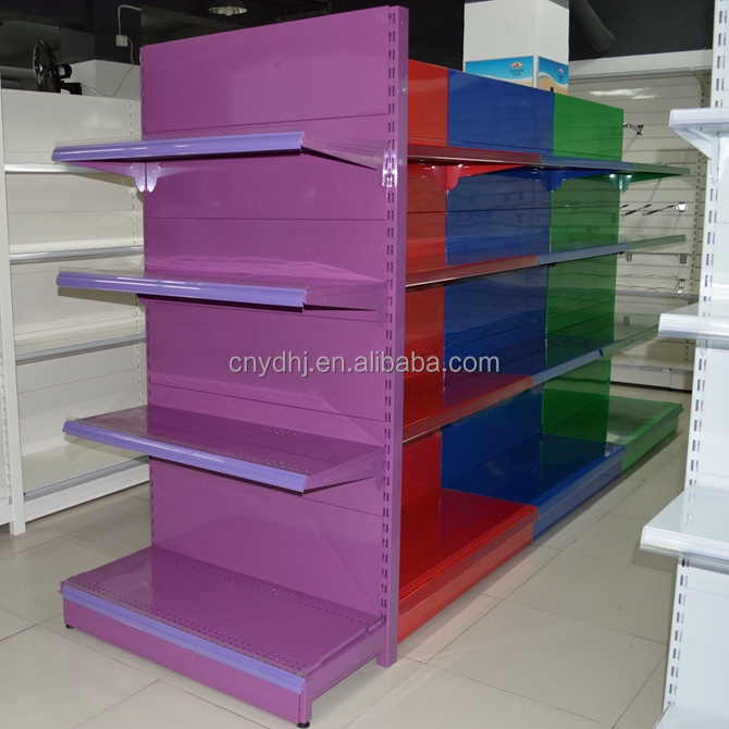 Hot Sale Metallic Used Supermarket Shelf Shelves/commercial gondola shelving