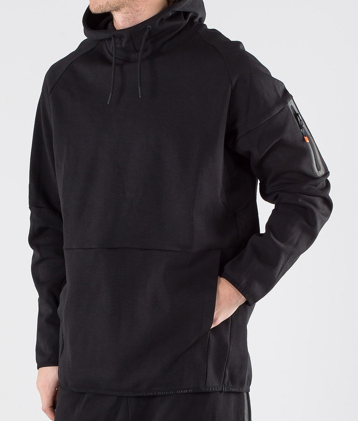 Classic Style Technical Snowboard Hoodie Pullover Hoodie Black Ski Jackets Men Snow