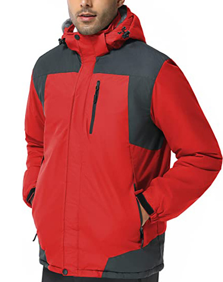 Waterproof Men's Outdoor Jackets Winter Jacket with Fleece Lined Hunting Softshell Jacket