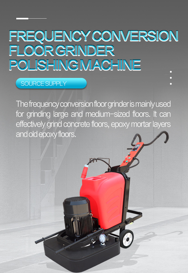 Cement Grinder Floor Paint Remover Steel Plate Rust Removal Device Concrete Ground Grinding Machine Used For Floor Smooth