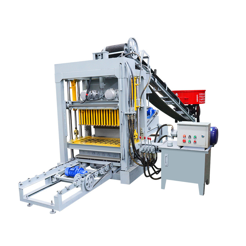 Factory Supplied Automatic Hollow Concrete Brick Making Machinery Cement Clay Block Making Machines