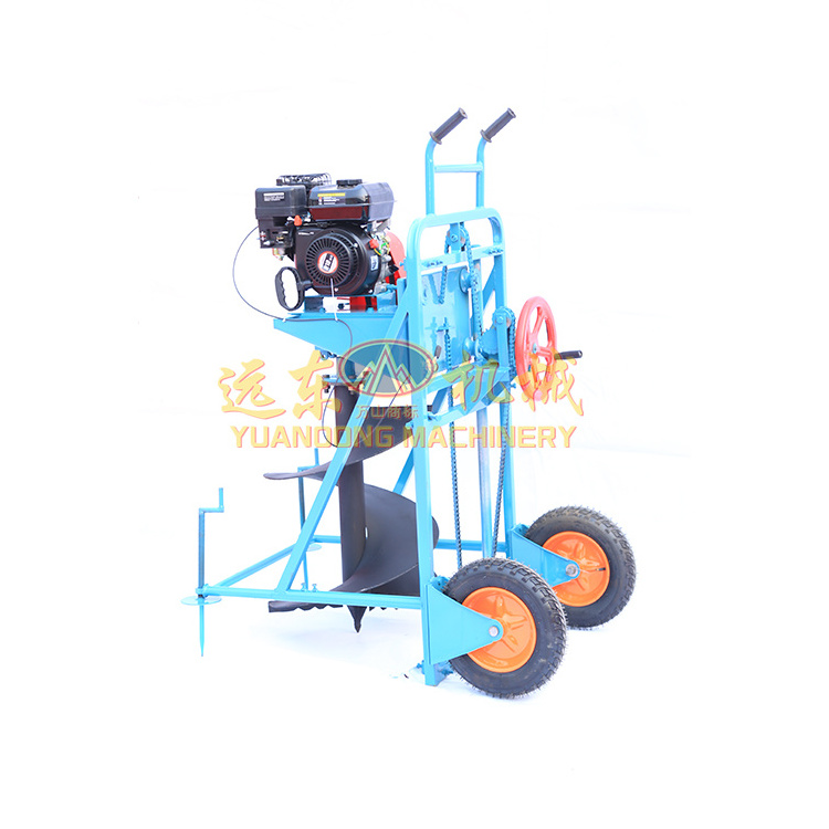 Hydraulic Earth Auger Drill Pile Mobile Scissor Lift Table Excavator Drilling Machine Post Holes Digger Auger For Poles