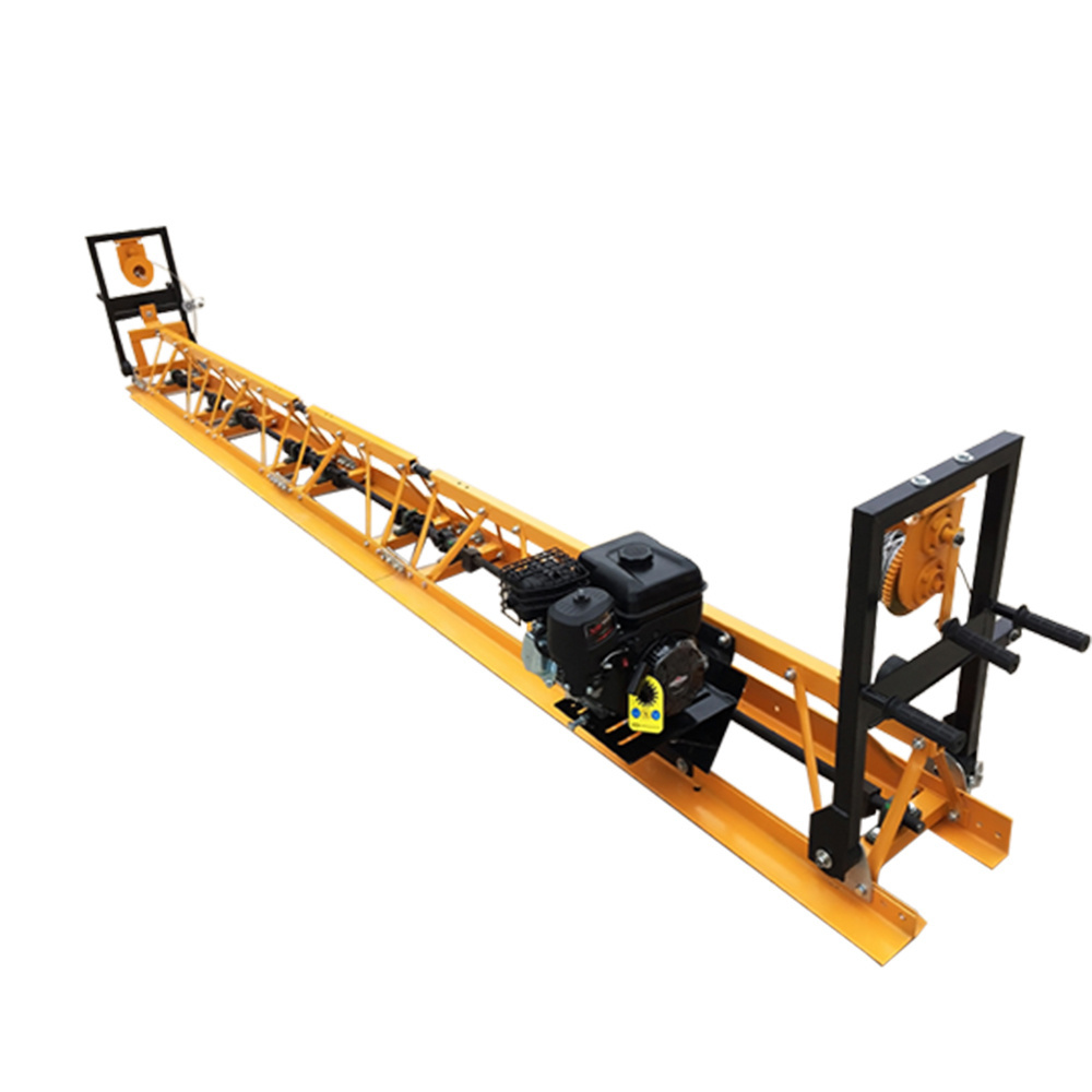 4-18m Gasoline Power Pavement Leveler Screed Tools Concrete Floor Leveling Machine Concrete Vibrating Truss Screed