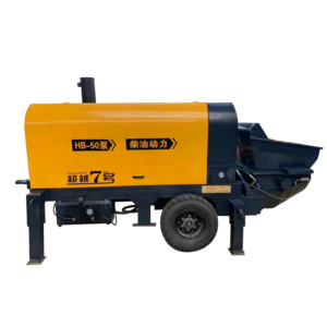 High Pressure Electric Trailer Concrete Pump Truck Skid Steer Diesel Cement Main Pump Widely For Sale