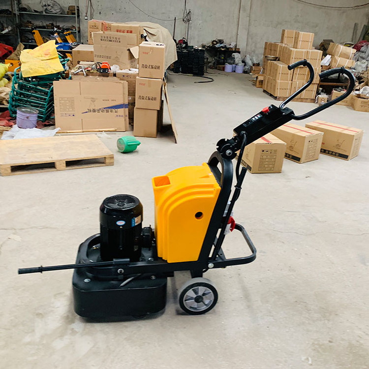 Manual Big Area Epoxy Coating Removing Double Plate Concrete Floor Polishing Machine Terrazzo Polishing Grinder For Sale