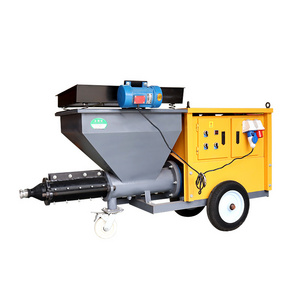 Plastering Station Diesel Mortar Spraying Machine Hopper Gun/air Hopper Gun Concrete Spray Machines