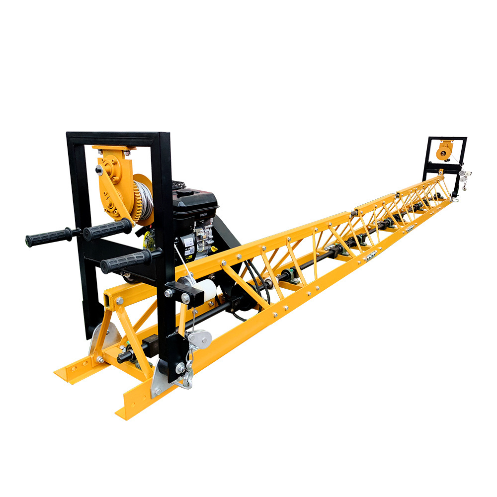 4-18m Gasoline Power Pavement Leveler Screed Tools Concrete Floor Leveling Machine Concrete Vibrating Truss Screed