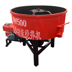 Self Loading Cement Ring-Pan Mixer Flat Top Vertical Shaft Pan Concrete Drum Mixer