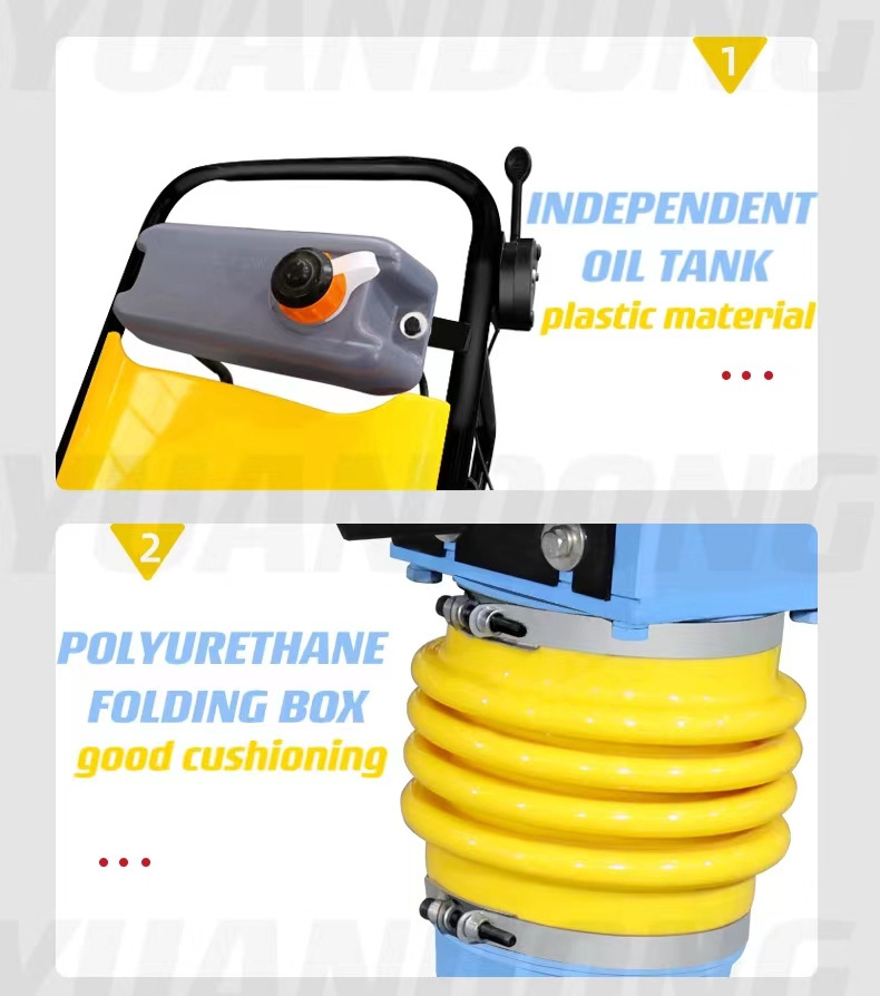 Gasoline Engine Earth Sand Soil Wacker Impact Jumping Jack Durable Compactor Tamper Vibrating Tamping Rammer